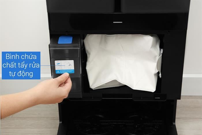 Robot hút bụi lau nhà Ecovacs Deebot T50 Pro Omni - Trắng/Đen